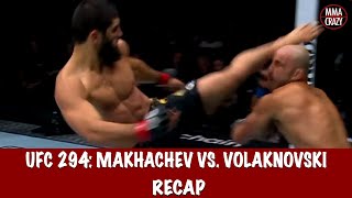 UFC 294 Islam Makhachev vs Alexander Volkanovski 2 Recap [upl. by Einned661]