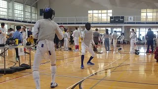 2024 Yellow Jacket Open Div III Foil  Stevie Pool Bout 4 [upl. by Pratt519]