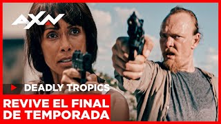 Melissa toma una decisión inesperada en medio de un arresto  Deadly Tropics  AXN Latinoamérica [upl. by Gan925]