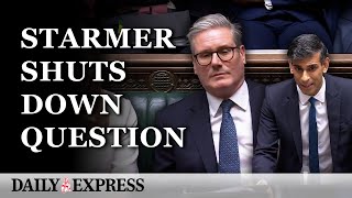 Starmer abruptly refutes Sunaks probing and sits down in tense exchange [upl. by Rives]