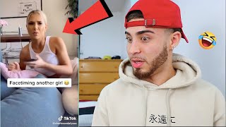 PRANK ON GIRLFRIEND THAT YOU GOT A CALL FROM ANOTHER GIRL  TikTok Compilation REACTION [upl. by Absa]