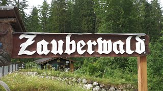 Der Zauberwald in Hintersee bei Berchtesgaden Ramsau Ramsauer Ache Berchtesgadenerland [upl. by Natsirk]