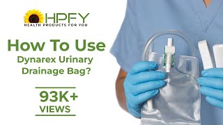 How to use Dynarex Urinary Drainage Bag [upl. by Hilten264]