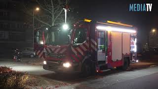 Bestelbus volledig uitgebrand Melanchtonweg Rotterdam [upl. by Ahsieker]