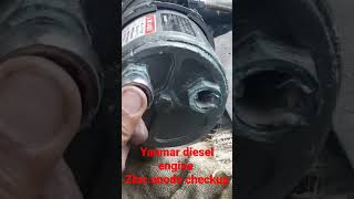 YANMAR 4LHASTP ZINC ANODES INSPECTION [upl. by Htidra403]