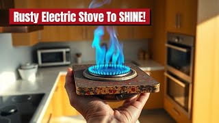 RESTORE My Rusty Electric Stove To SHINE [upl. by Rohclem]