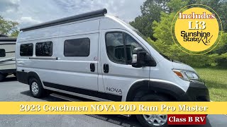 2024 Coachmen Nova 20D Li3 Lithium System Class B Camper Van For Van Life OFFICIAL WALKTHROUGH [upl. by Hylan]