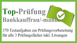 Top Prüfung Bankkauffrau  Bankkaufmann  5 Prüfungsfragen zur Abschlussprüfung [upl. by Iramo]