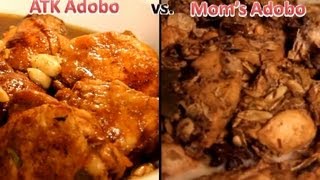 Americas Test Kitchen Chicken Adobo vs My Moms Adobo [upl. by Einna]