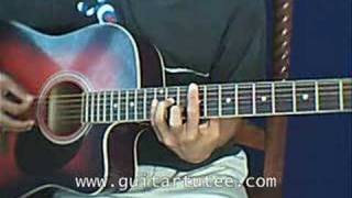 Everlong acoustic of Foo Fighters wwwGuitarTuteecom [upl. by Lawler882]