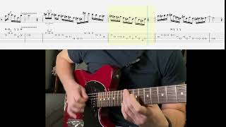 Contusion Guitar Solo With Tab [upl. by Willock817]