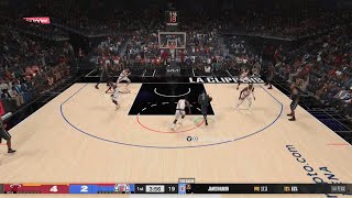 Throwback Miami Heat vs Los Angeles Clippers Play now online NBA 2K 24 [upl. by Anayi36]