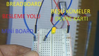 Breadboard  kullanımı  iç yapısı  Breadboard usage and internal structure [upl. by Ennaillij]