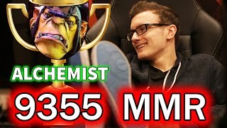 MIRACLE  Alchemist 9355 MMR NEW WORLD RECORD  Full Gameplay [upl. by Enihpad]