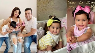 Shilpa Shetty Daughter Samisha Shetty turns 1 Raj Kundra shares adorable video of princess Samisha [upl. by Temple]