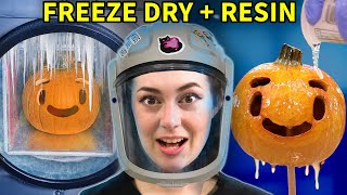 Will Freeze Drying  Resin Preserve a Pumpkin Forever [upl. by Ahsead]