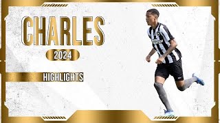 CHARLES  ATTACKING MIDFIELDER  BOTAFOGO U20  RJ  2024 [upl. by Komarek]