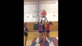 Beginner level Transition Cheer Stunt [upl. by Liryc]