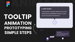 Figma Tooltip Prototyping Animation Tutorial Create Interactive Tooltips with Overlays  Ui Design [upl. by Ire]