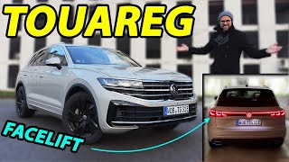 2024 VW Touareg facelift driving REVIEW [upl. by Eerot]