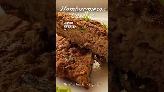 ¡increíble Receta De Hamburguesa Casera En Solo Minutos ¡deliciosa Y Fácil De Preparar shorts [upl. by Hellene]