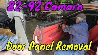 How to remove a 3rd Gen Camaro Door Panel [upl. by Hovey]