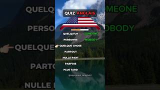 quotQUIZ ANGLAIS ✨🇺🇲 7 MOTS TRÈS UTILISÉS EN ANGLAIS apprendreanglais english quiz anglais [upl. by Michaelina189]