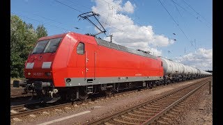 Führerstandsmitfahrt  Cabview BR 145 Bayern Oil Vohburg  Ingolstadt Hbf  Treuchtlingen HD [upl. by Waechter]