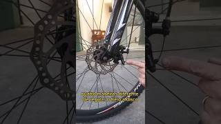 4 maneiras de regular freio a disco da bicicleta parte1 bike ciclismo shorts [upl. by Annalla309]