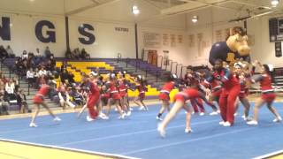 South Elgin Varsity Cheer Sectionals 2014 [upl. by Oivat753]