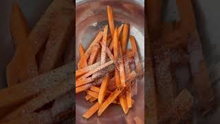 Perfect Air Fryer Sweet Potato Fries airfryerrecipes [upl. by Elden]