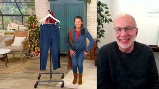 Denim amp Co Perfect Flex PullOn Jeggings on QVC [upl. by Yelats]