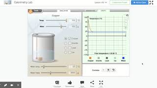 Calorimetry Lab Gizmo  ExploreLearning [upl. by Nyliret970]