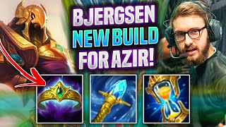 BJERGSEN BRINGS BACK AZIR WITH NEW BUILD  TL Bjergsen Plays Azir Mid vs Yasuo  Season 2022 [upl. by Robi]