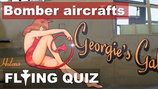 Flying Quiz  Bomber Airplanes 2 Aviation AviationHistory militaryaircraft [upl. by Alad]