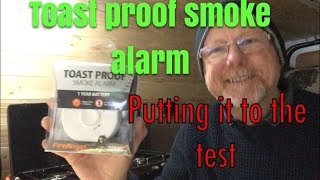 Fire Angel Toast Proof Smoke Detector Fire Alarm test and review [upl. by Inihor]