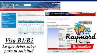 Solicitar visa de turismo yo negocio B1B2 Todo lo que debes saber [upl. by Cirri330]