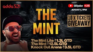 Playing The Mint and other features on Adda52  POKER MTTs [upl. by Sopher]