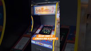 Free arcade games at Comerica Park oldschool oldschoolgaming arcadegames 80s 80smusic 8bit [upl. by Asiek113]