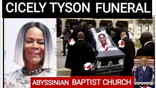 Cicely Tyson funeralRev Calvin O Butts III update From Abyssinian Baptist Church [upl. by Nyletak]