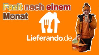 1 Monat Arbeit als Fahrer bei Lieferando Zwischenfazit [upl. by Terrilyn]