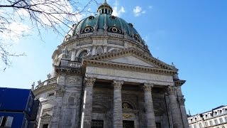 The Marble Church Marmorkirken  Copenhagen Denmark [upl. by Dnalsor249]