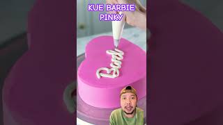 TART Barbie Imut Pinky  cake barbiecakedecoration cakedecorating barbiegirl barbiedoll [upl. by Ahsieat]