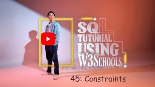 SQL  Constraints  W3Schools SQL Tutorial [upl. by Htepsle]