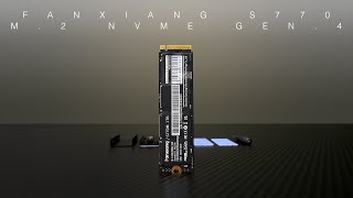 SSD Brand Baru Canggih Juga Nih NVMe Gen 4 DRAM Cache  Fanxiang S770 1 TB [upl. by Amluz]