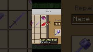 BEST ENCHANTMENTS FOR YOUR MACE IN MINECRAFT [upl. by Owen]