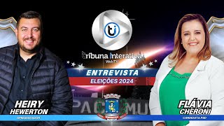 ENTREVISTA ELEIÇÕES MARIALVA 2024  FLÁVIA CHERONI [upl. by Wilkison430]