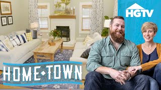 TRULY BEAUTIFUL Classic Home Remodel  Hometown  HGTV [upl. by Ennahgiel]