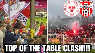 Shelbourne v Derry City  TOP Of The TABLE CLASH 🔥 Tolka Park  Matchday Vlog ⚽️ [upl. by Ernesto]