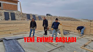 YENİ İNŞAATIMIZ YÜKSELİYOR TABAN KALIPLARI YAPILIR KARDEŞİMİN EVİ [upl. by Myer]